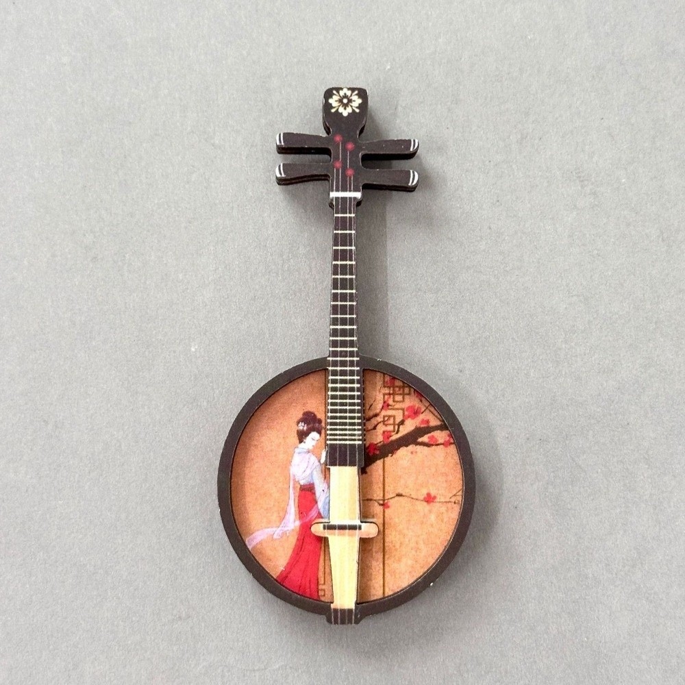 Musical Instrument Ancient - 4 adet/takım çin tarzı müzik aletleri