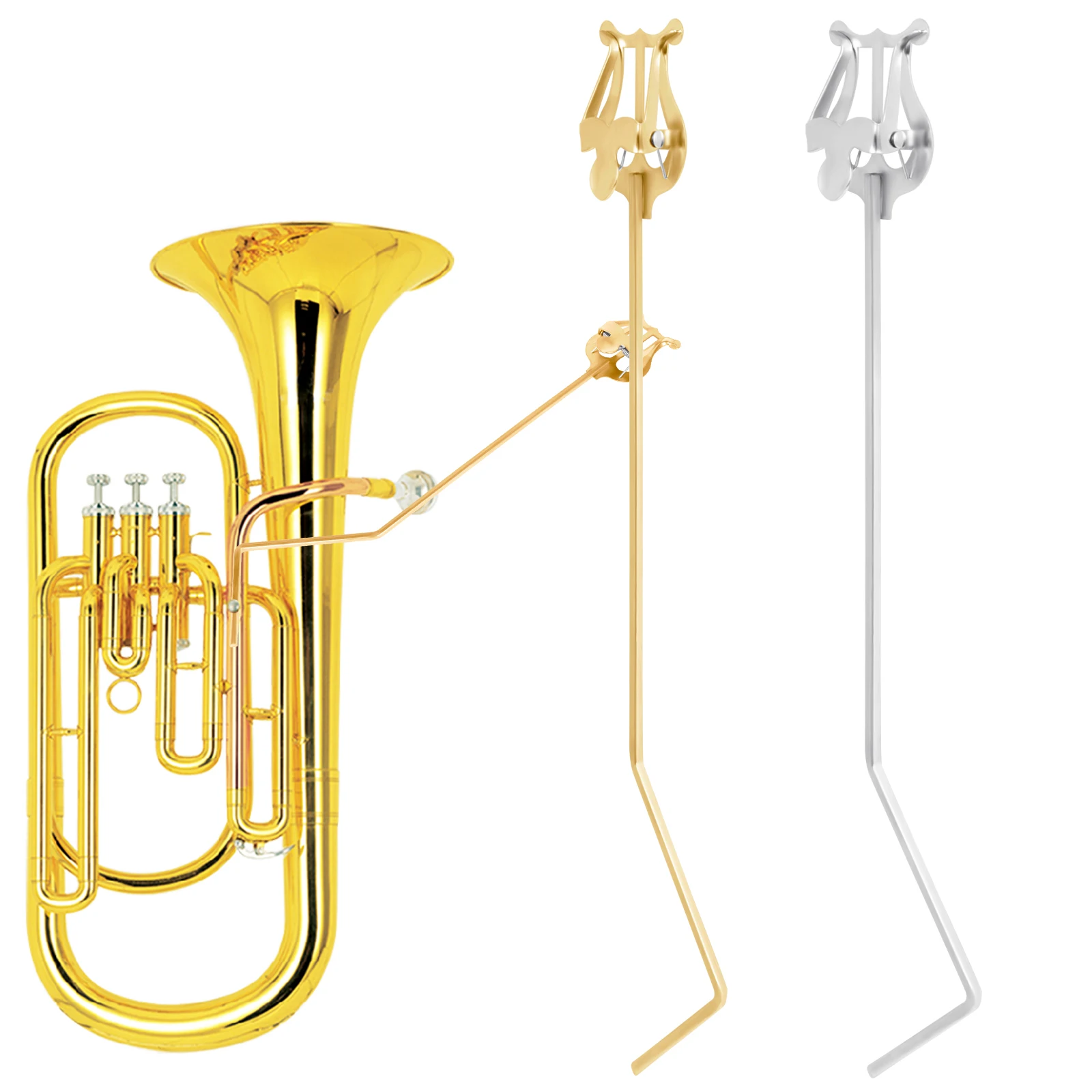 Musical Instrument Euphonium - Müzik Standı Ayakta Anahtar Tuba Tenor