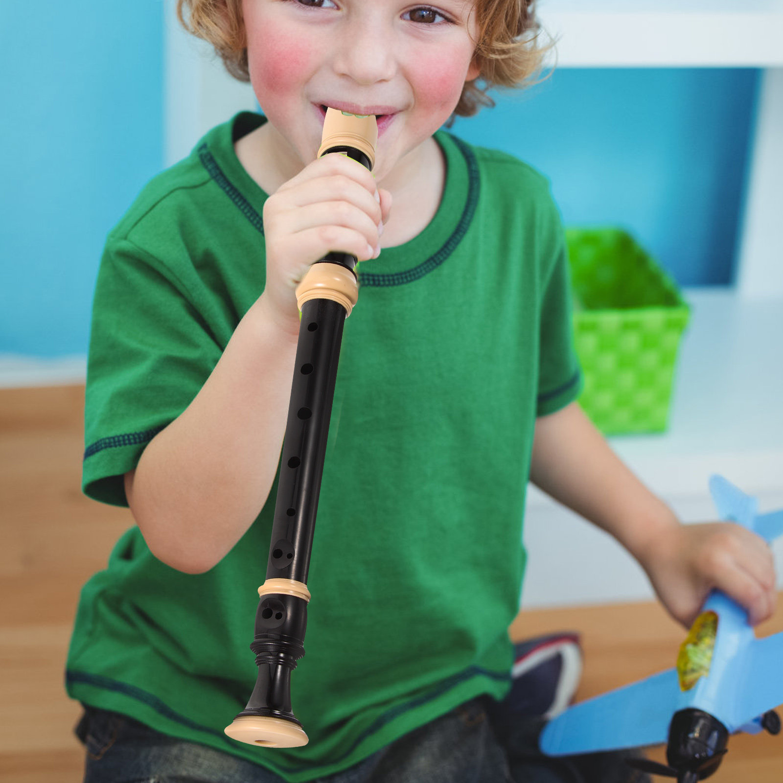 Musical Instrument Recorder - 1 takım 8 delikli reçine kaydedici