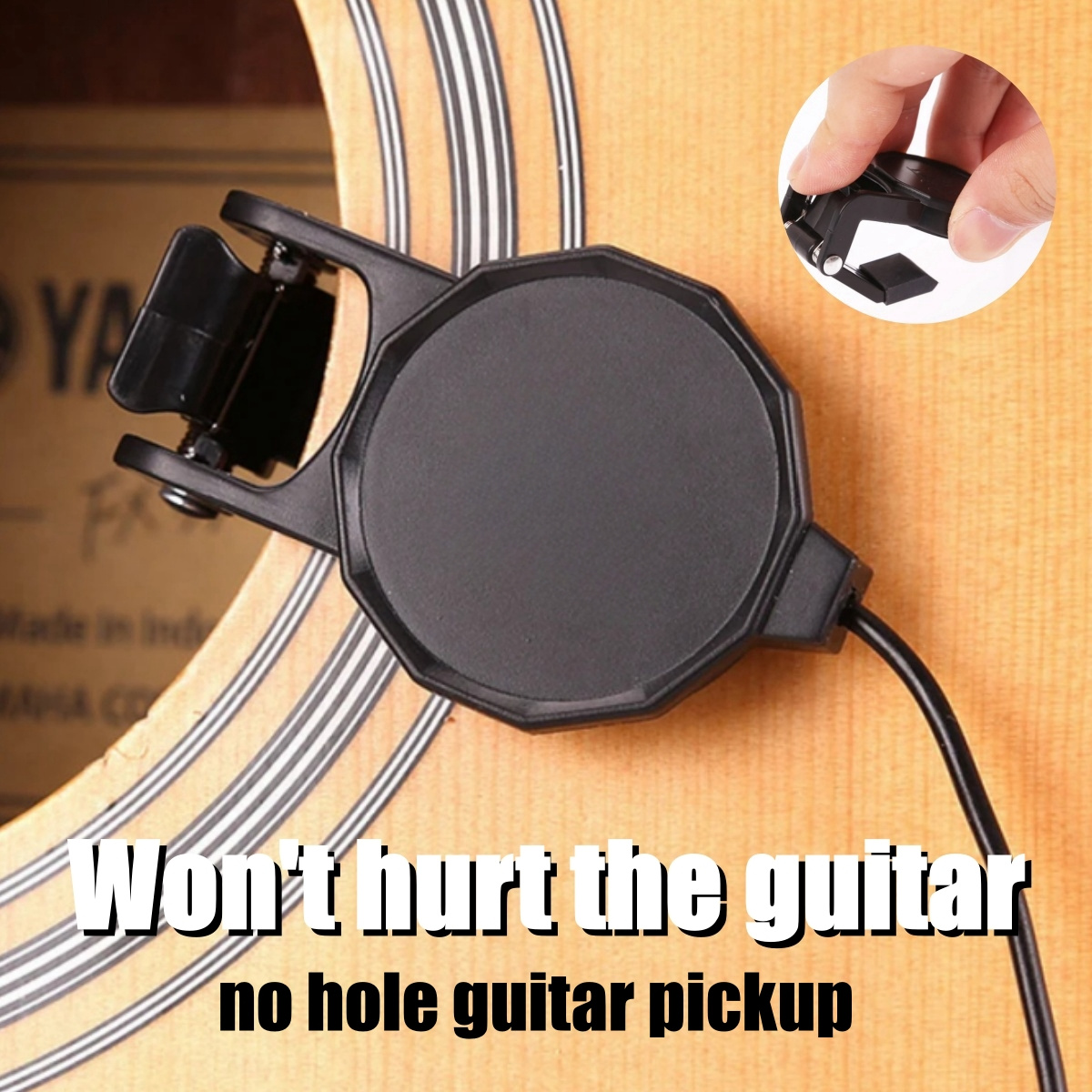 Musical Instruments Easy - Akustik Gitar\Mandolin\Bouzouki\Keman\Banjo\Ukulele Uzunluğu 2.5 M Ses