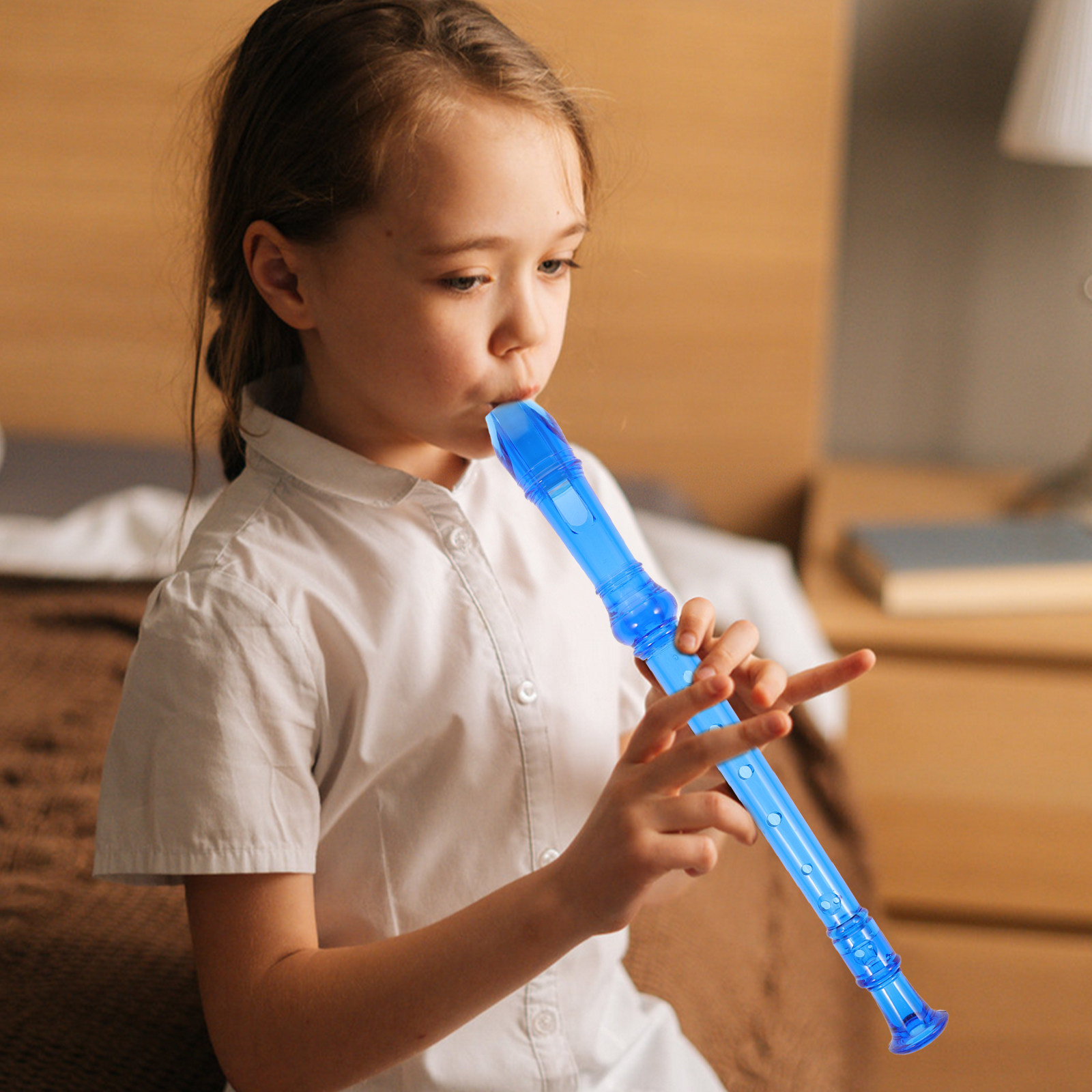 Musical Instrument Recorder - 2 adet soprano kaydedici 8 delikli