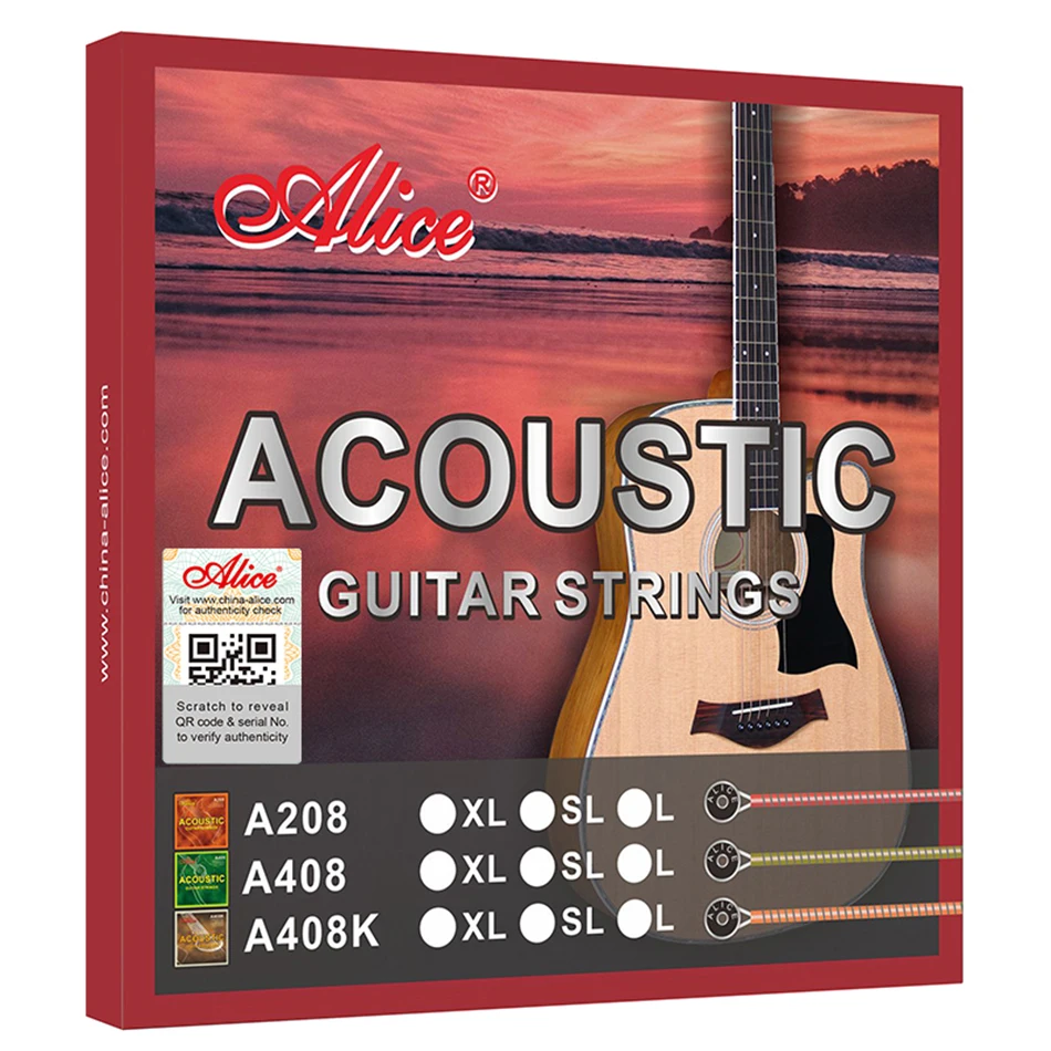 Musical Instrument Set - Alice A408 Tam set Akustik Gitar