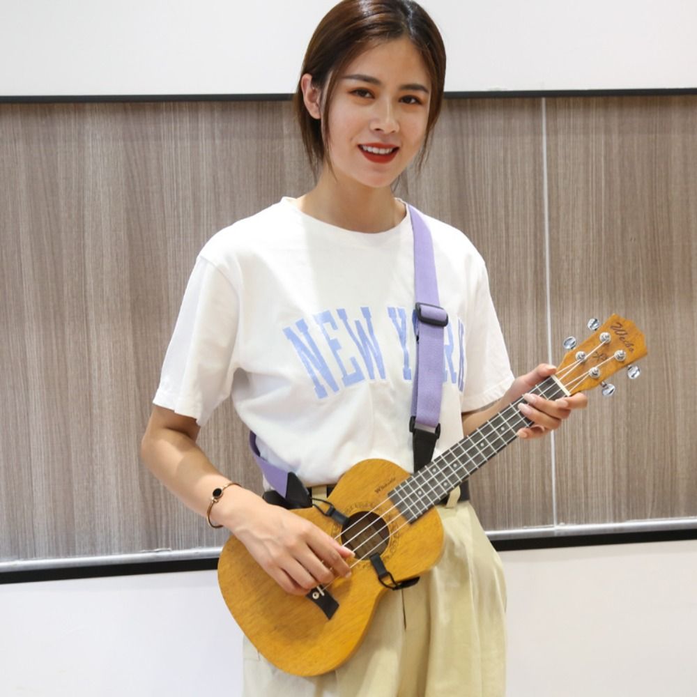 Musical Instruments Easy - Taşınabilir Dayanıklı Gitar Askısı Naylon Asma