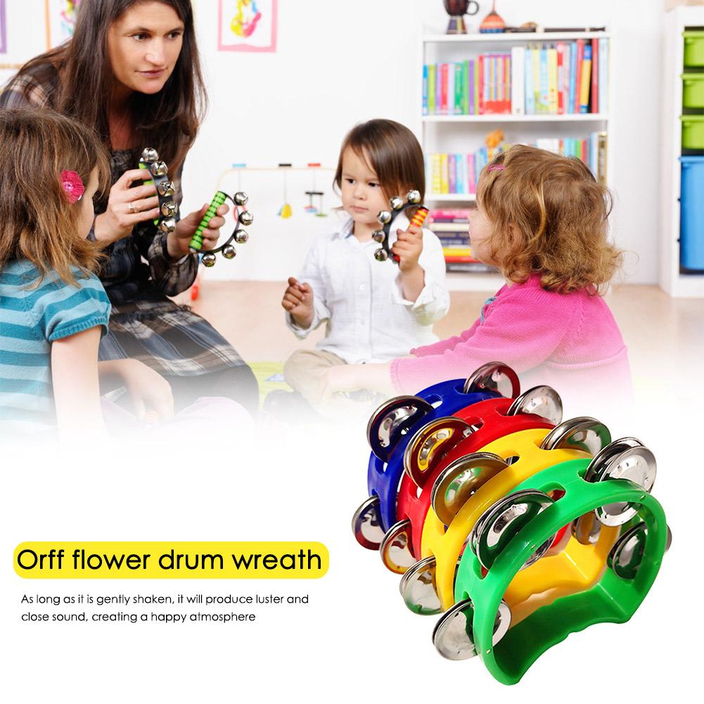 Musical Instrument Rattle - 4 adet Tef Jingles Çıngırak Çan