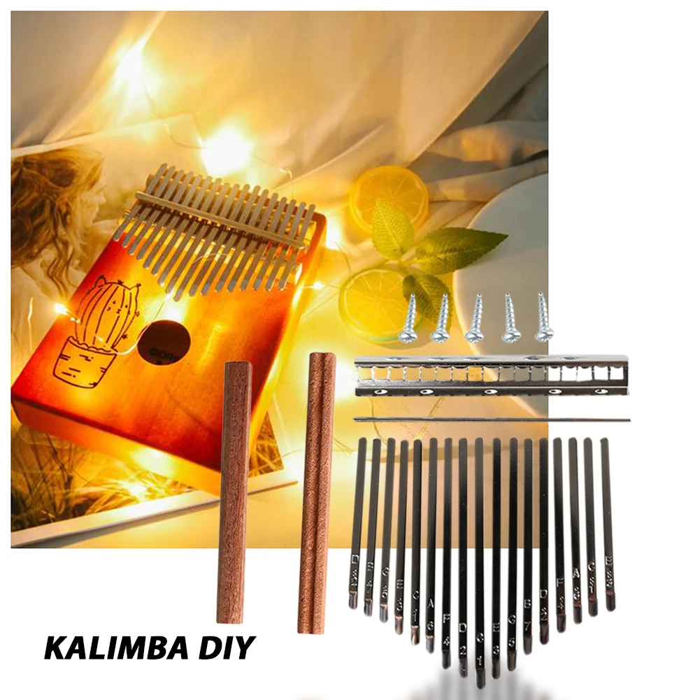 Musical Instrument Set - DIY 17 Ton Kalimba Tuşları Diş