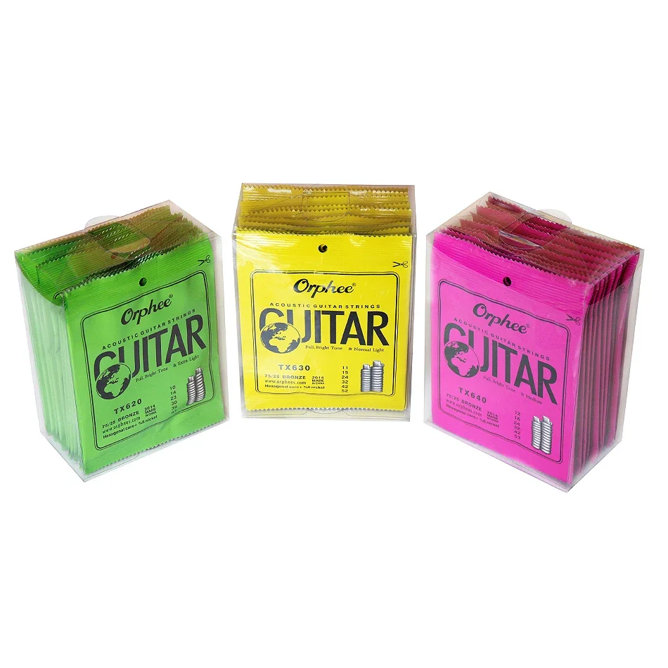 Musical Instrument Set - Orphee 10 Takım TX620/TX630/TX640 Akustik Gitar