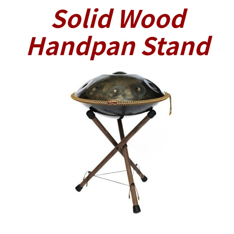 Musical Instrument Handpan - Masif Ahşap Handpan Standı El Yapımı
