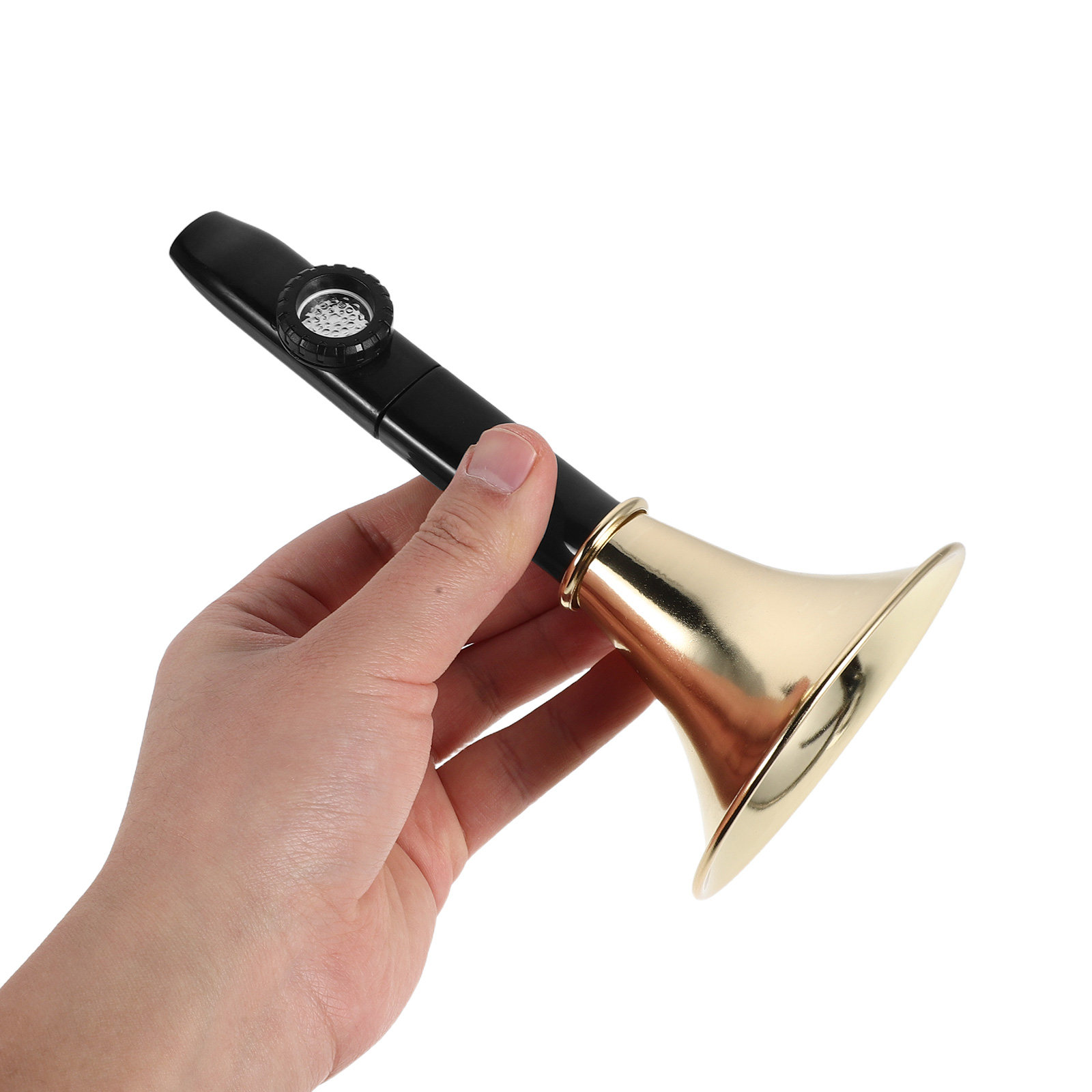 Musical Instrument Box - Metal Kazoo Flüt Trompet Diyaframlı Ağızlı
