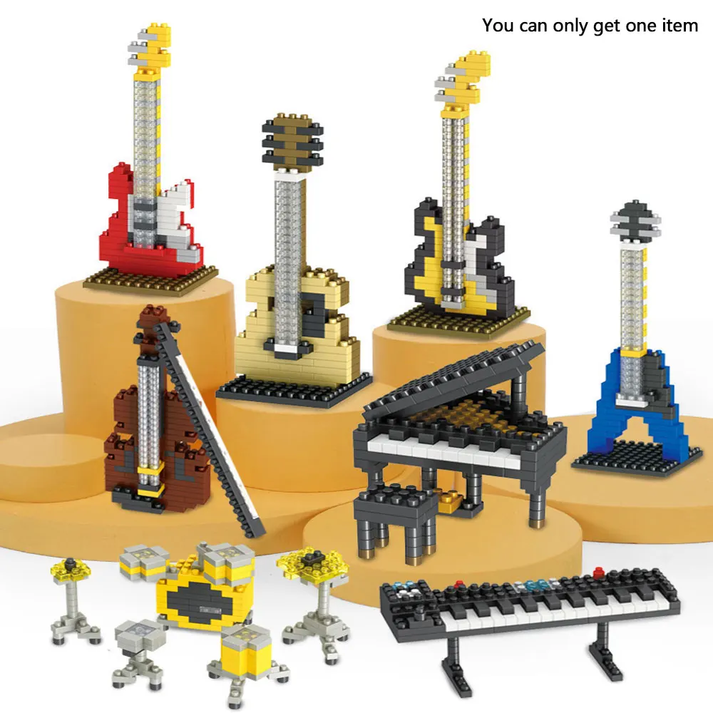 Musical Instrument Tabla - Mini enstrüman yapı taşları piyano veya