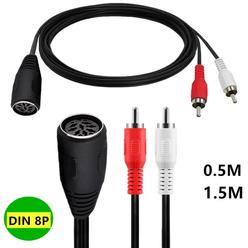 Büyük 8 çekirdekli DIN 8PIN Di - Musical Instrument Old incelemesi ve fiyatı