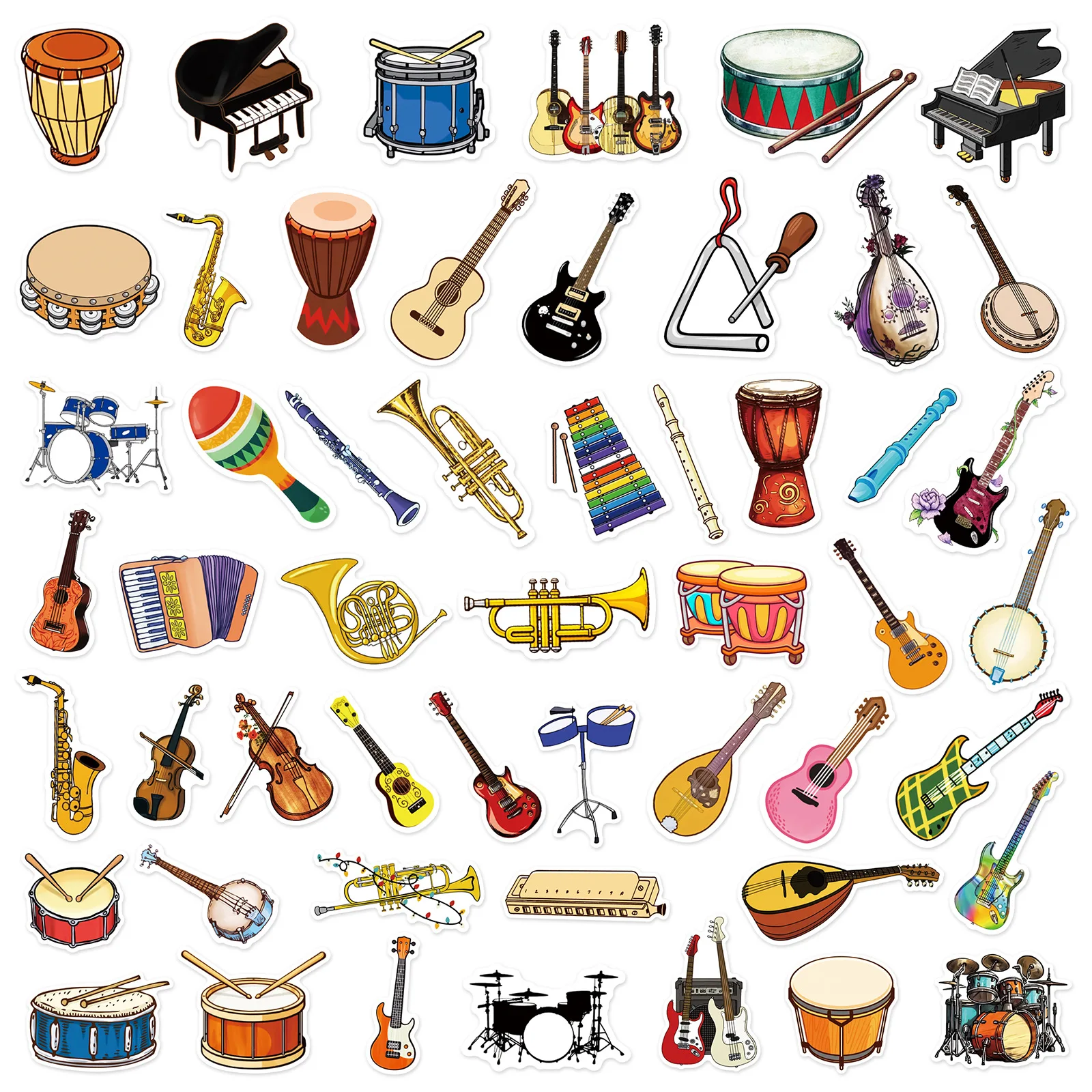 50 adet DIY karikatür müzik en - Musical Instrument Tabla incelemesi ve fiyatı