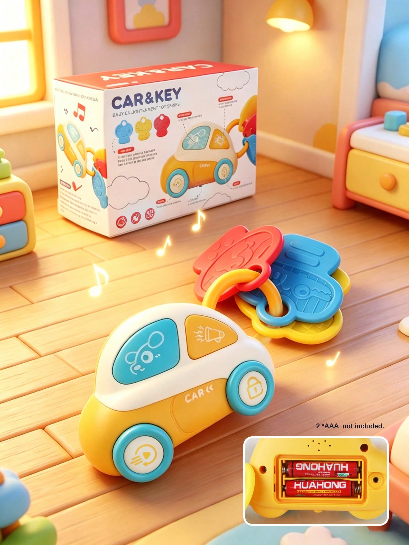 Bebek Araba Anahtarı Çıngırakl - Musical Instrument Rattle incelemesi ve fiyatı