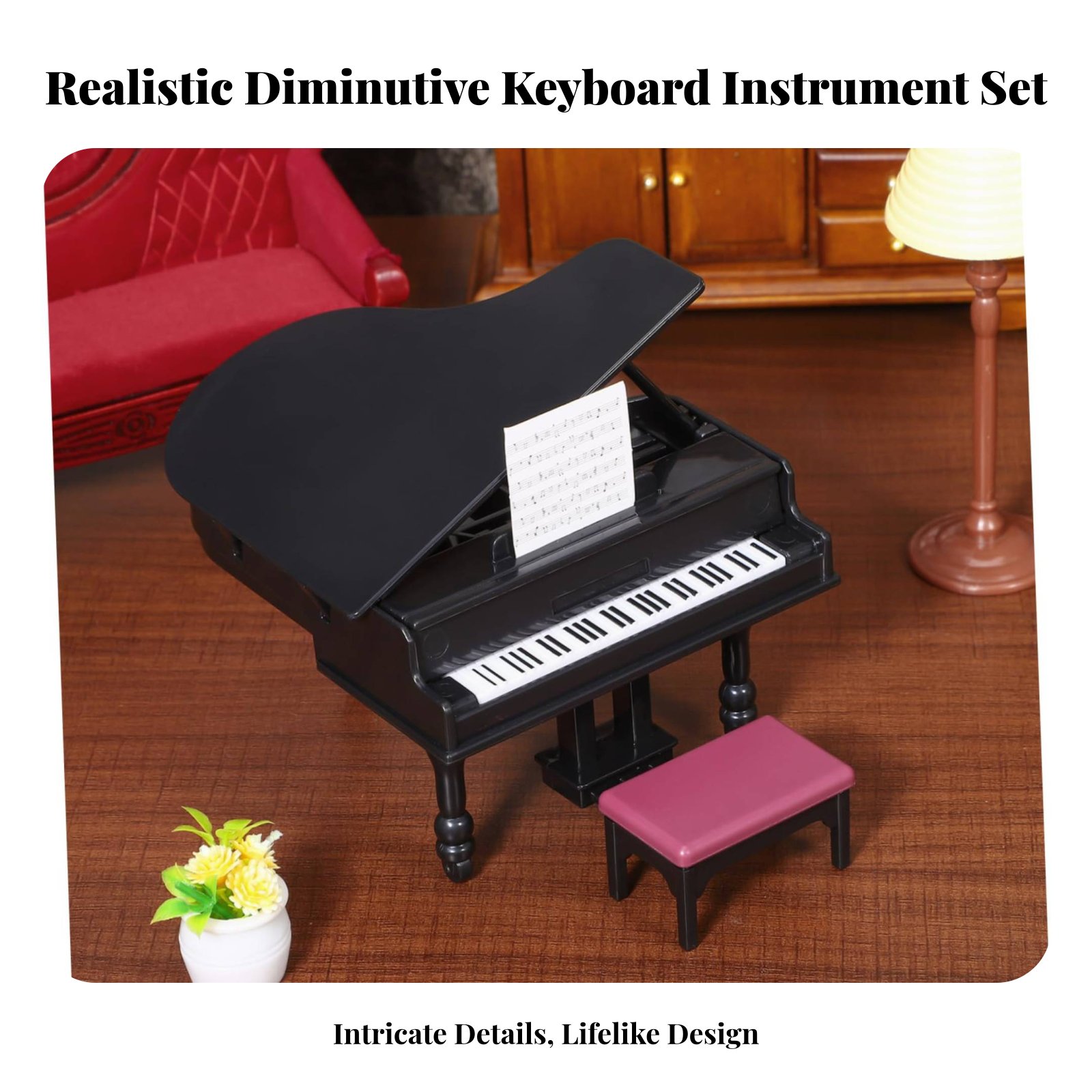 Bebek Evi Piyano ve Tabure Set - Musical Instrument Old incelemesi ve fiyatı