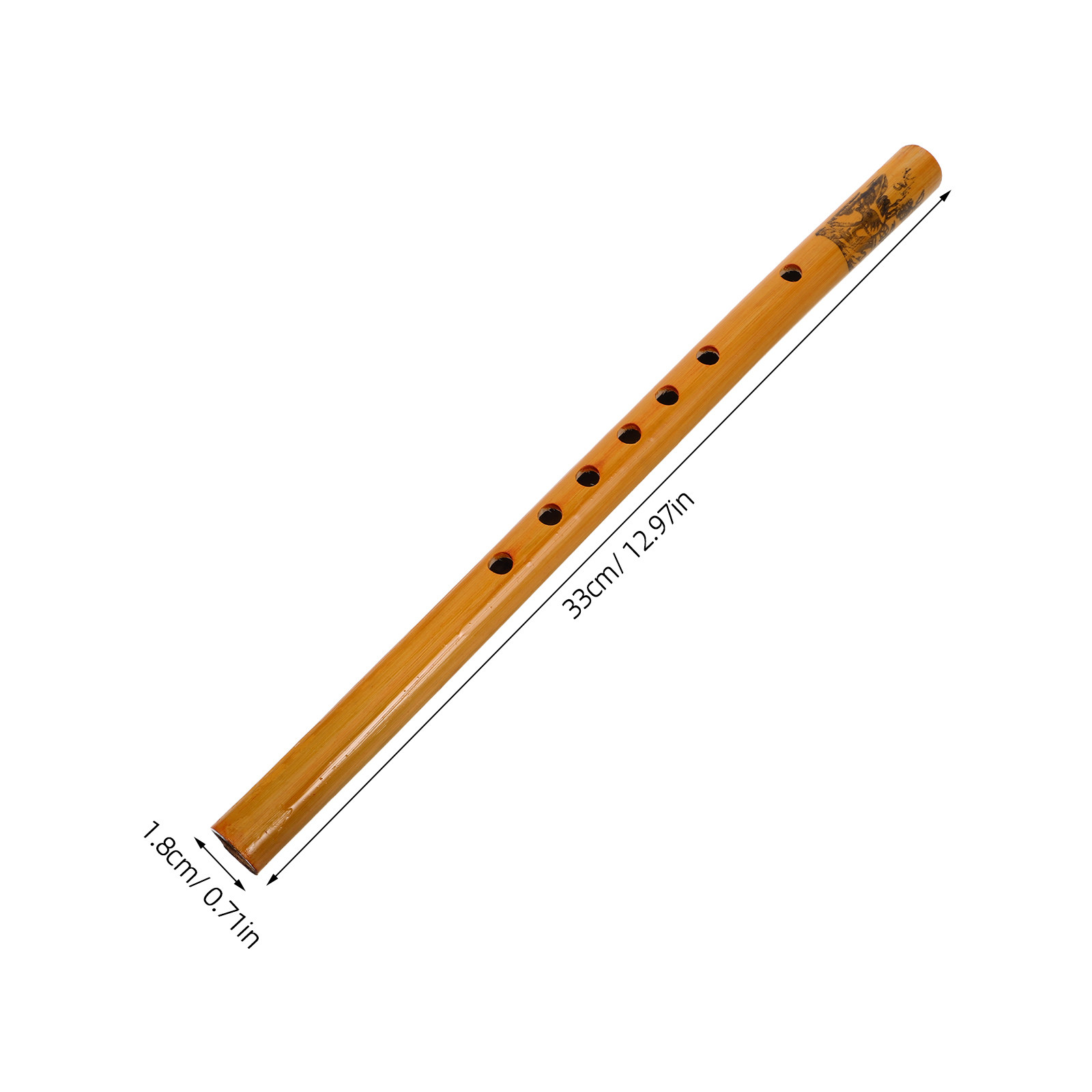 33 cm Öğrenci Dikey Bambu Flüt - Musical Instrument Recorder incelemesi ve fiyatı